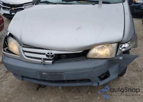 2001 Toyota Sienna Le z USA, uszkodzony, nr VIN 4T3ZF13C51U340999